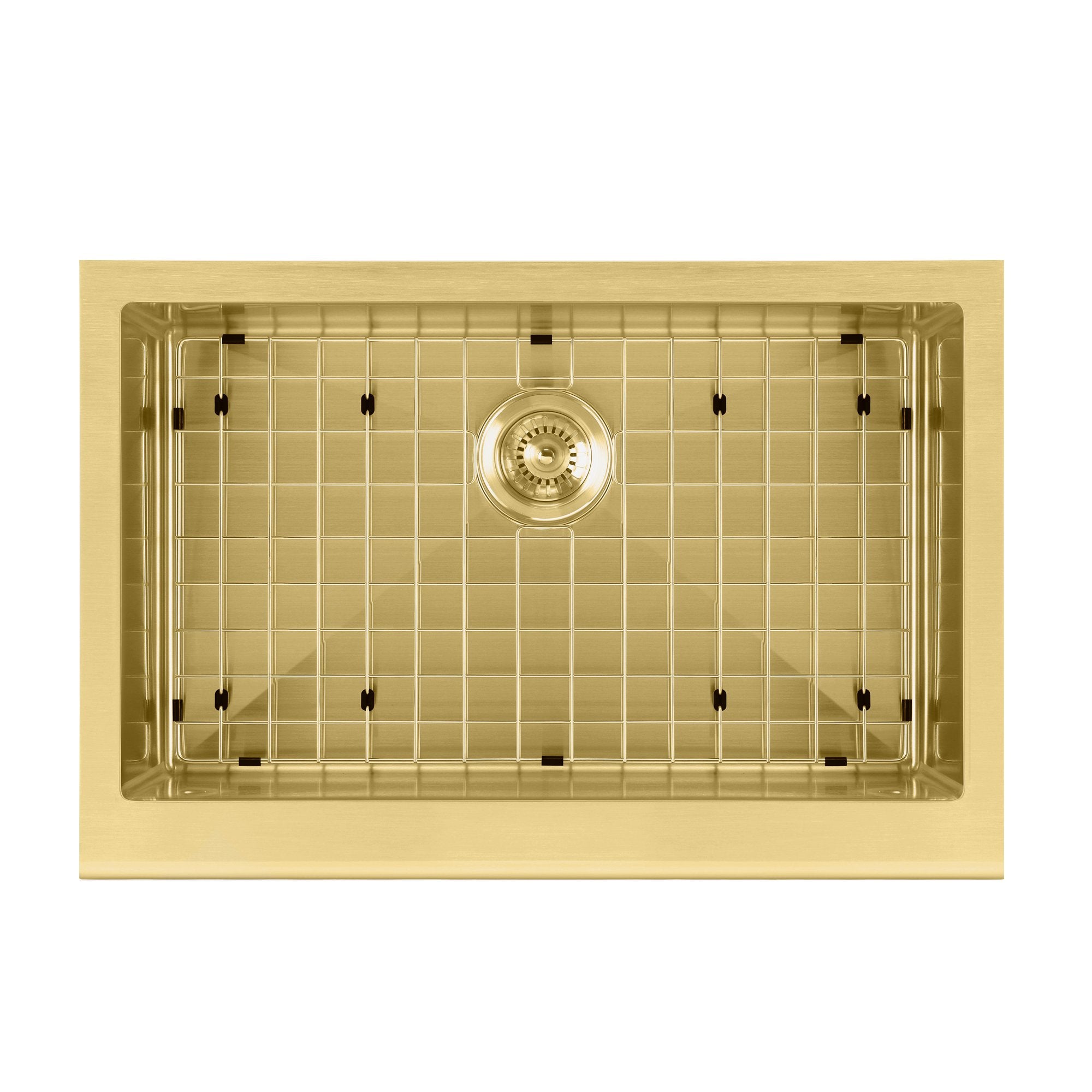 30" Undermount Front Apron Single Bowl 16 Gauge Stainless Steel Kitchen Sink Set