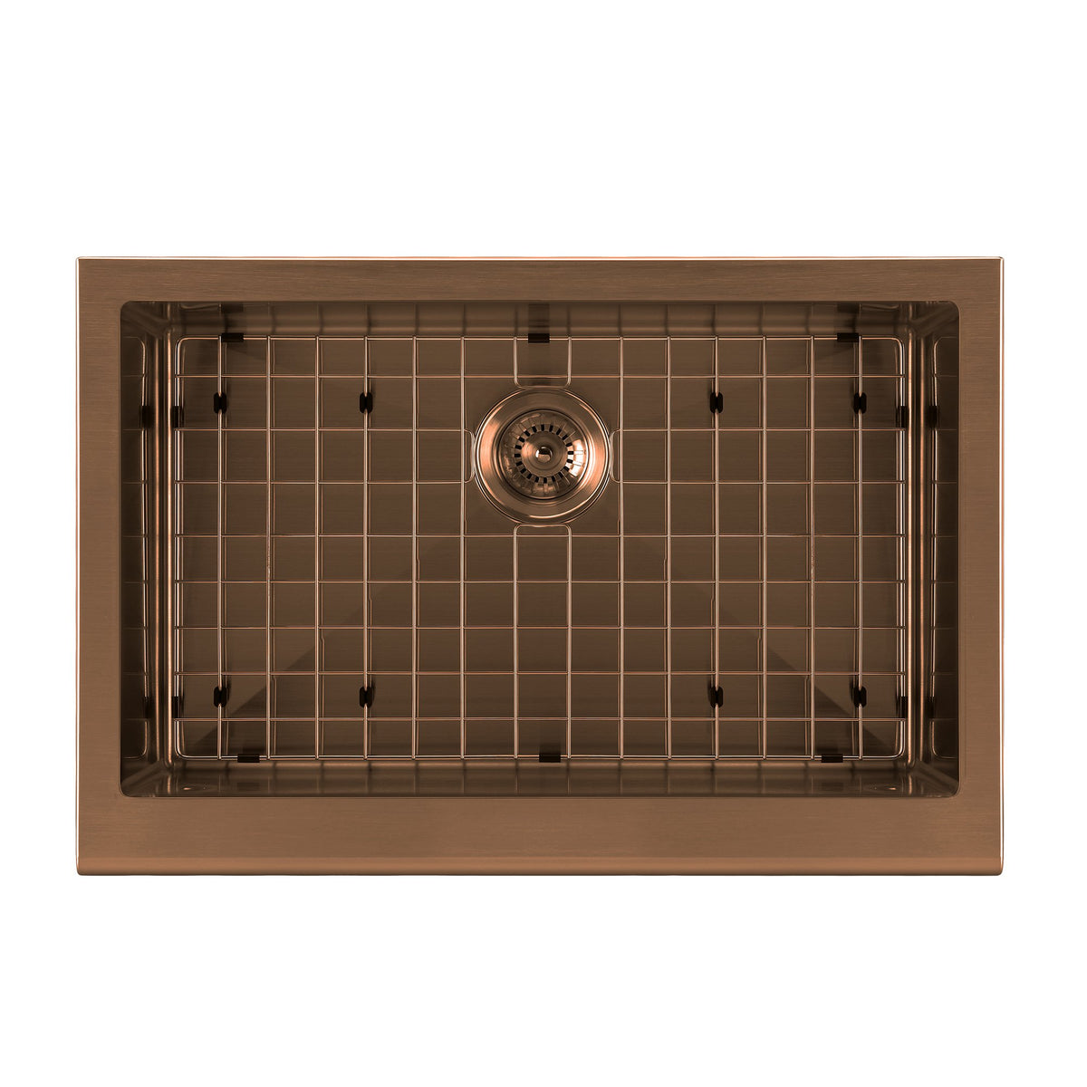 30&quot; Undermount Front Apron Single Bowl 16 Gauge Stainless Steel Kitchen Sink Set