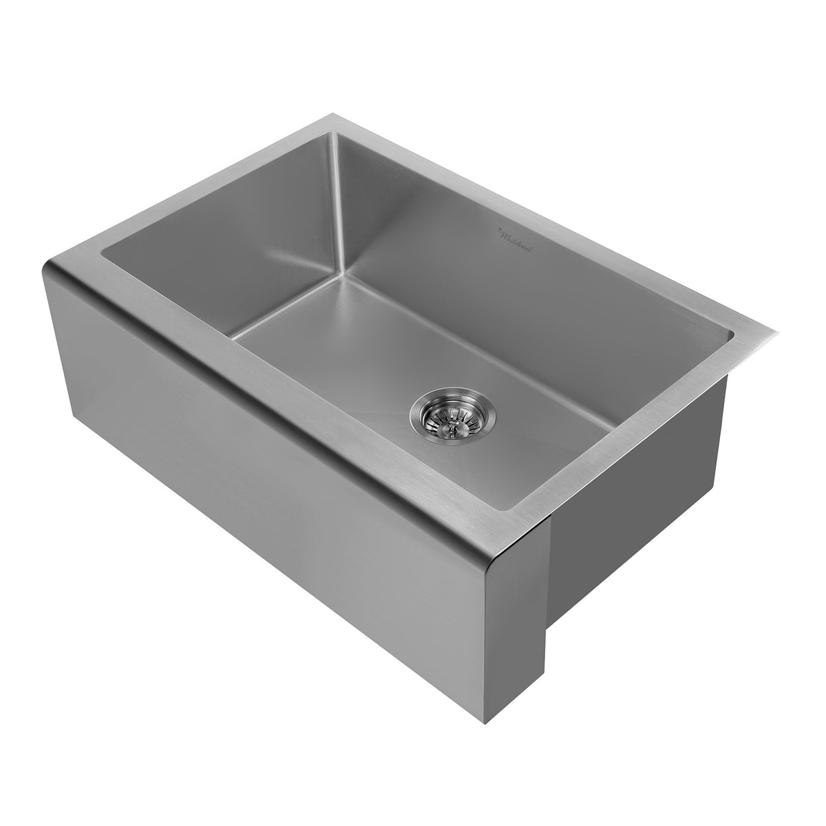 30&quot; Undermount Front Apron Single Bowl 16 Gauge Stainless Steel Kitchen Sink Set