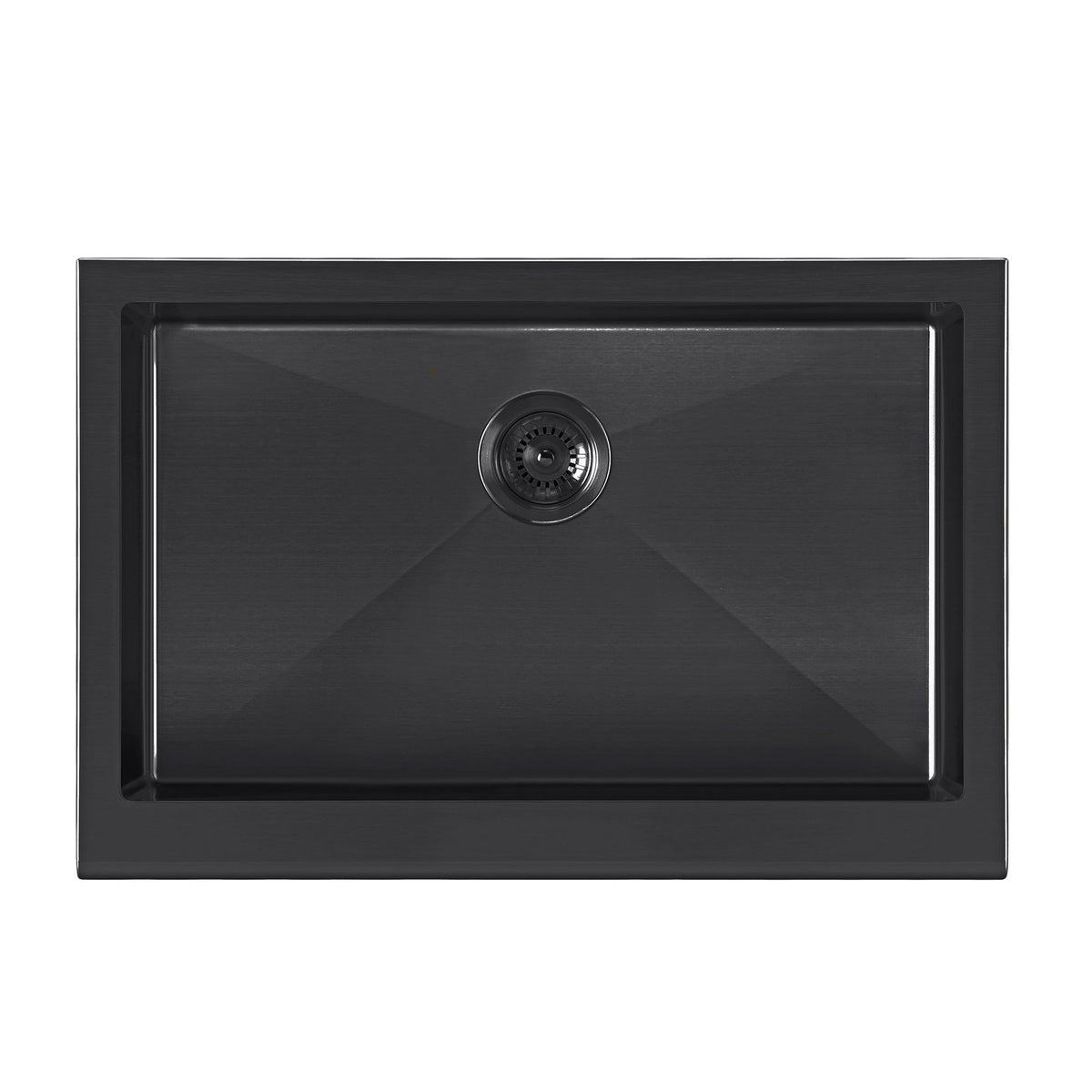 30&quot; Undermount Front Apron Single Bowl 16 Gauge Stainless Steel Kitchen Sink Set