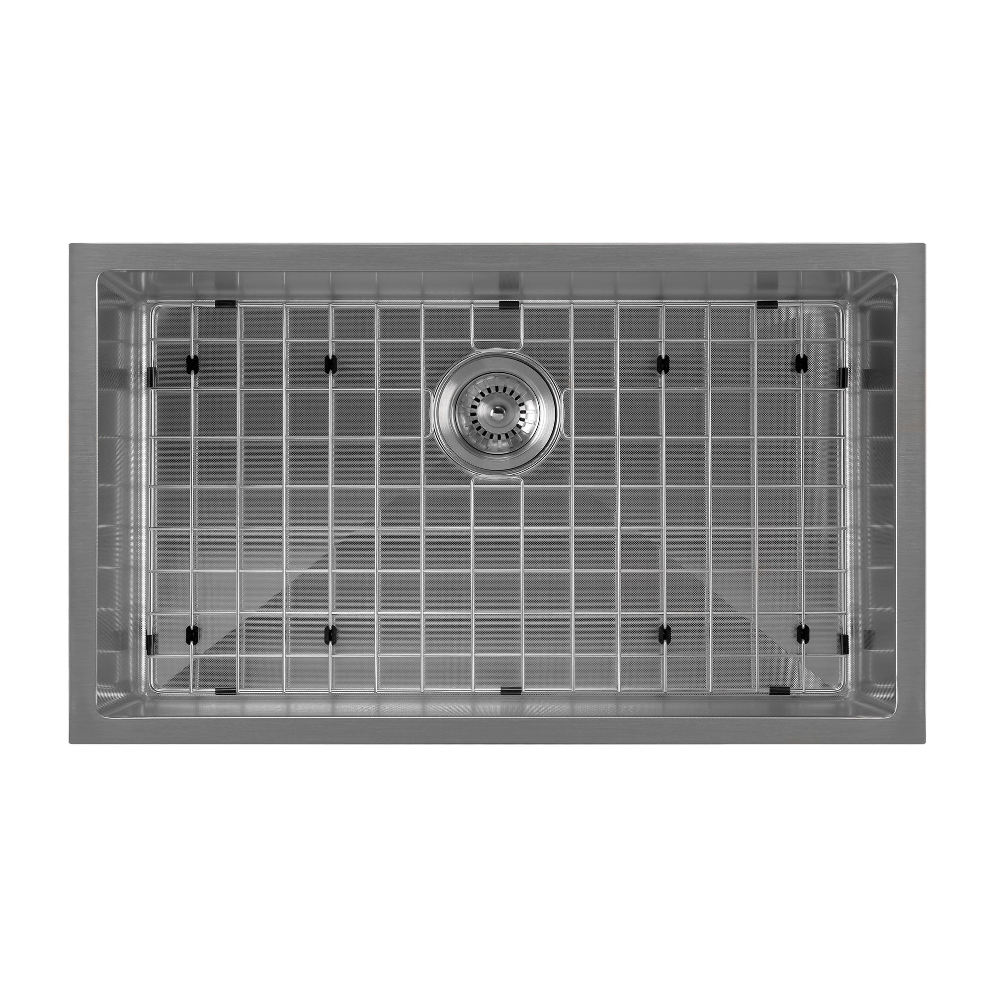 16 Gauge Durable Undermount Stainless Steel Kitchen Sink Grid Strainer  Package
