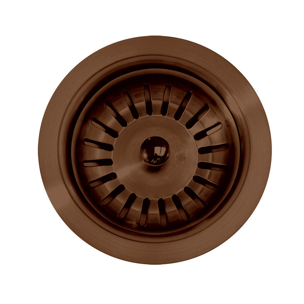 3-1/2" Brushed Stainless Steel Basket Strainer For Kitchen Sink Drain