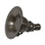 Showerhaus Small Round Rainfall Showerhead with Spray Holes - Solid Brass Construction with Adjustable Ball Joint