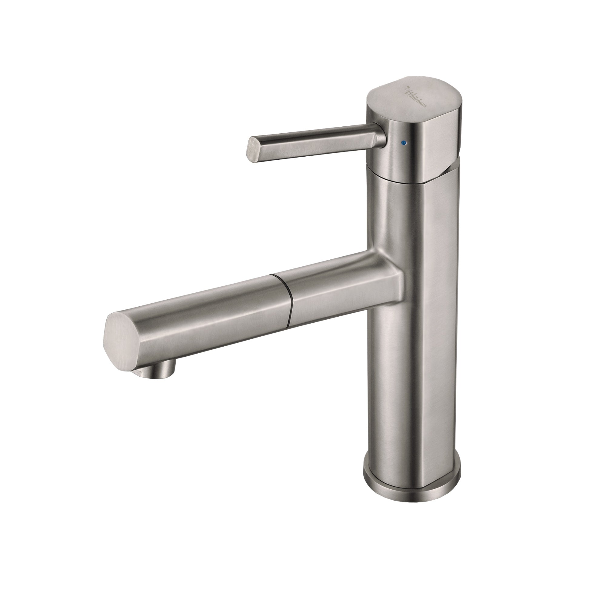Stainless Steel Single Lever Kitchen Faucet with Pull-out Head and Stream Mode