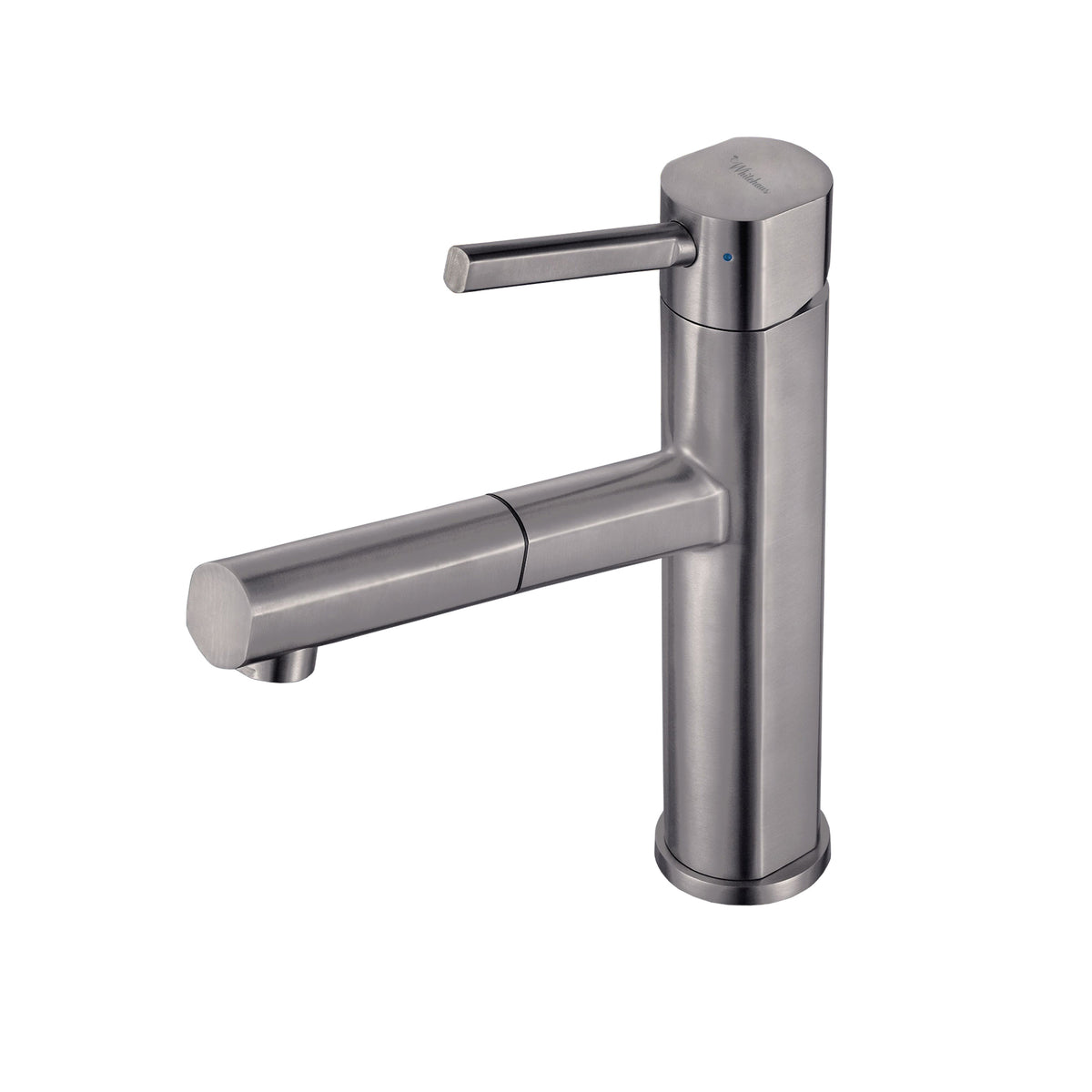 Stainless Steel Single Lever Kitchen Faucet with Pull-out Head and Stream Mode
