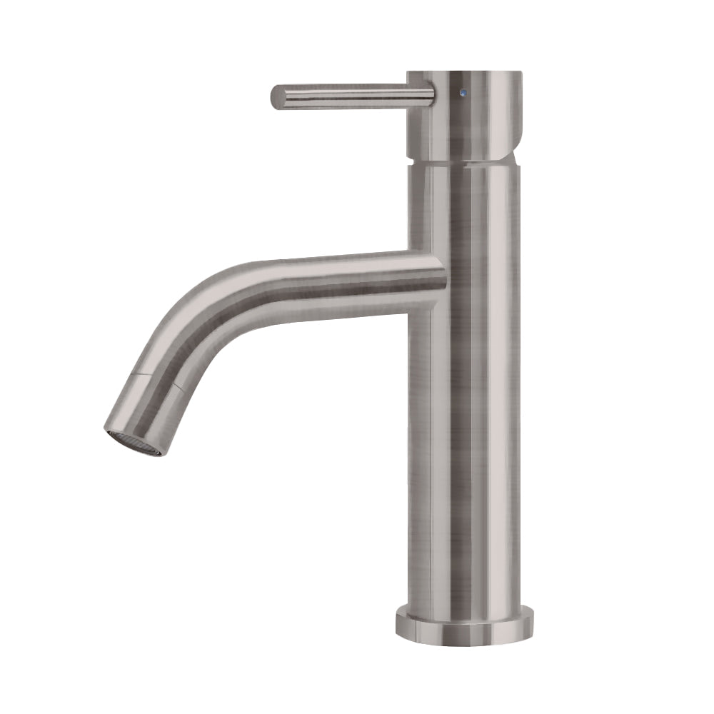 Lead-free Solid Stainless Steel Single Lever Elevated Lavatory Faucet