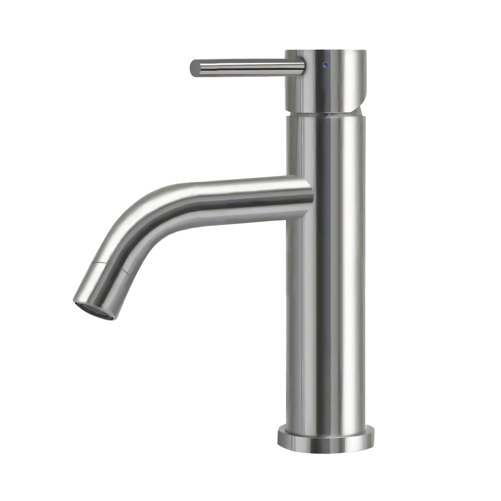 Lead-free Solid Stainless Steel Single Lever Elevated Lavatory Faucet