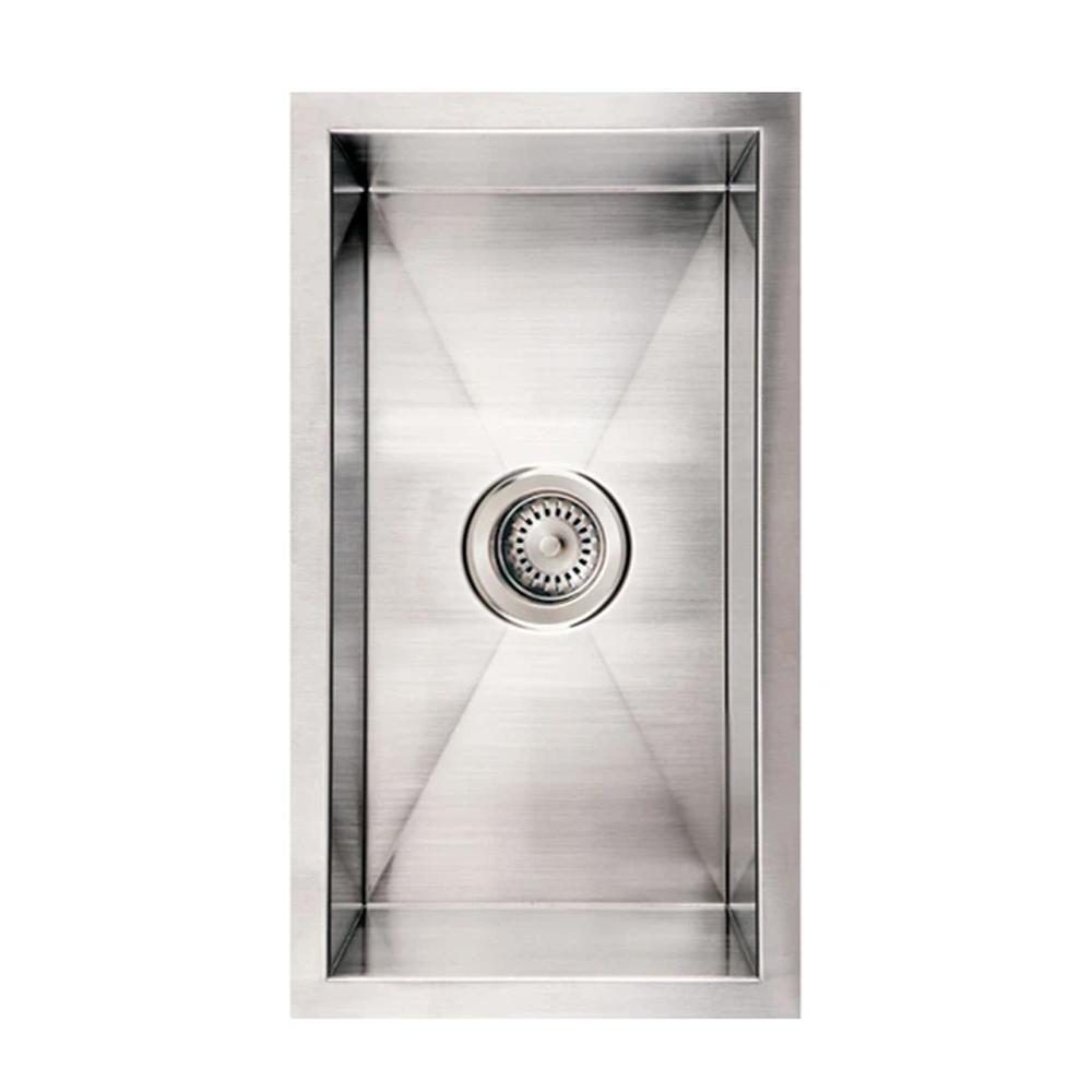 WINEHAUS - 12" Winehaus Brushed stainless steel commercial single bowl undermount Sink