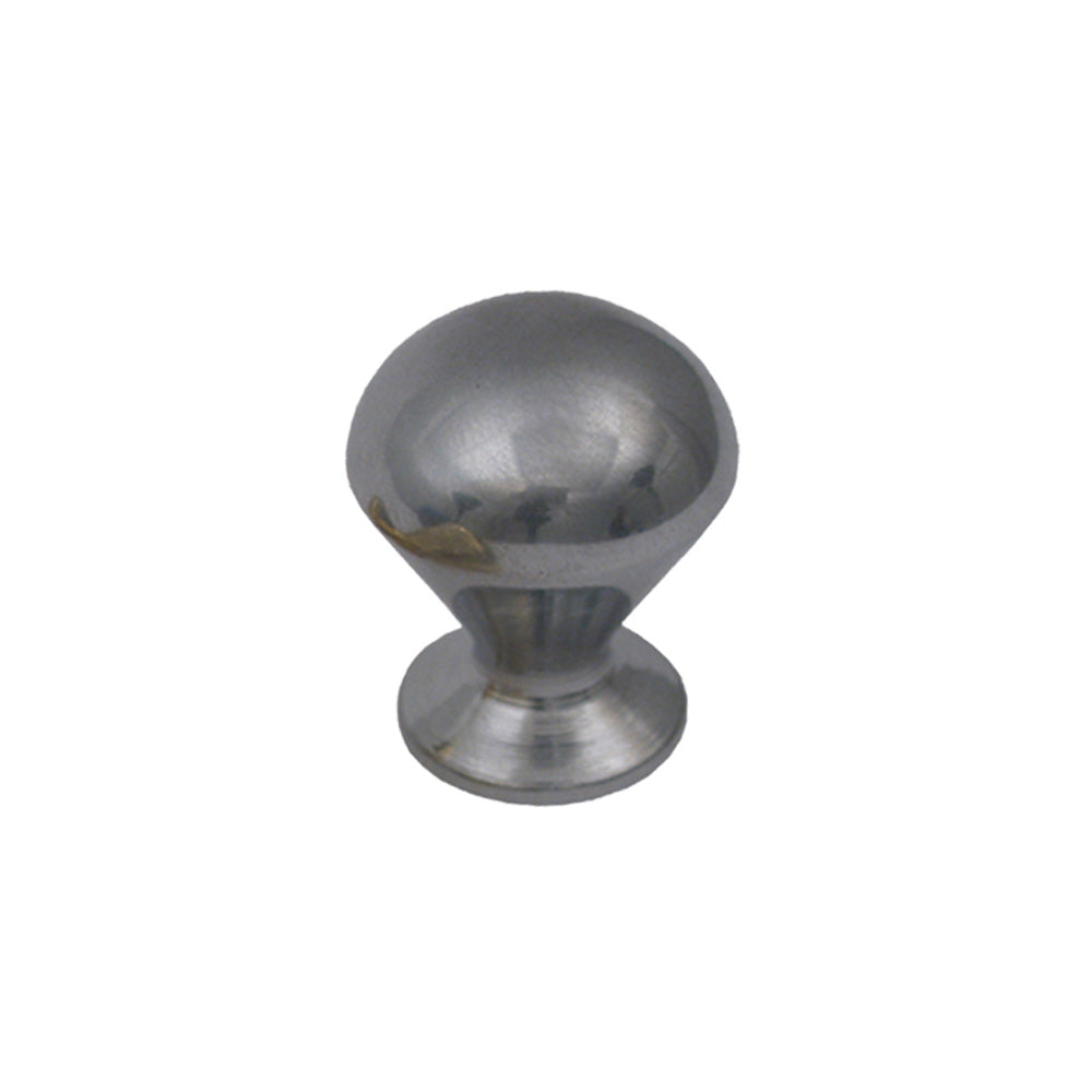 Cone-shaped knob made of solid brass.